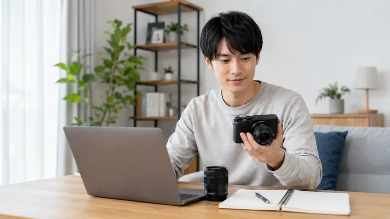 カメラレンタルの料金と利用日数を比較する画面